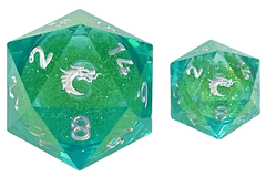 Old School: Sharp Edge 35mm D20: Liquid Infused - Emerald Fury